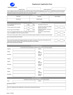 Woolworths job applications form