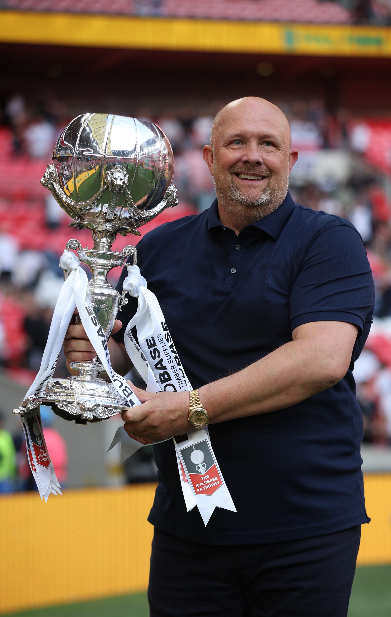 Woodman ya ha saboreado el éxito en Wembley, en 2022 en la final de la FA Trophy contra Wrexham